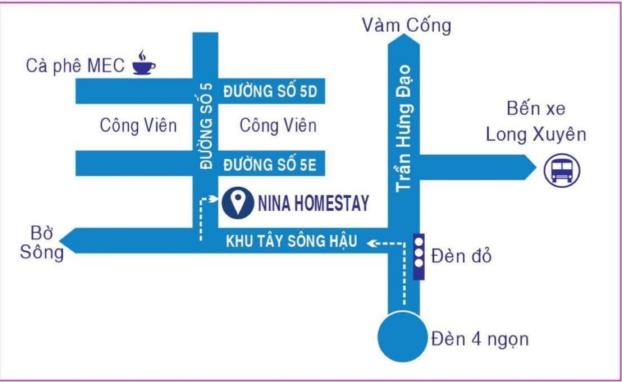 Nina Homestay P3 Long Xuyen Ngoại thất bức ảnh